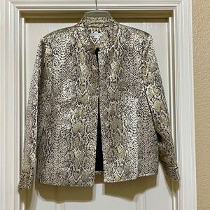 Erin Metalic Jacket L Party Dressy